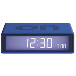 Lexon Flip Alarm Clock Navy Blue
